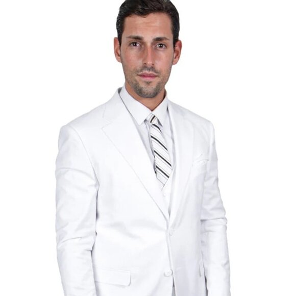 White Wedding Suit For Men - Perfect For Groom - Men´s...